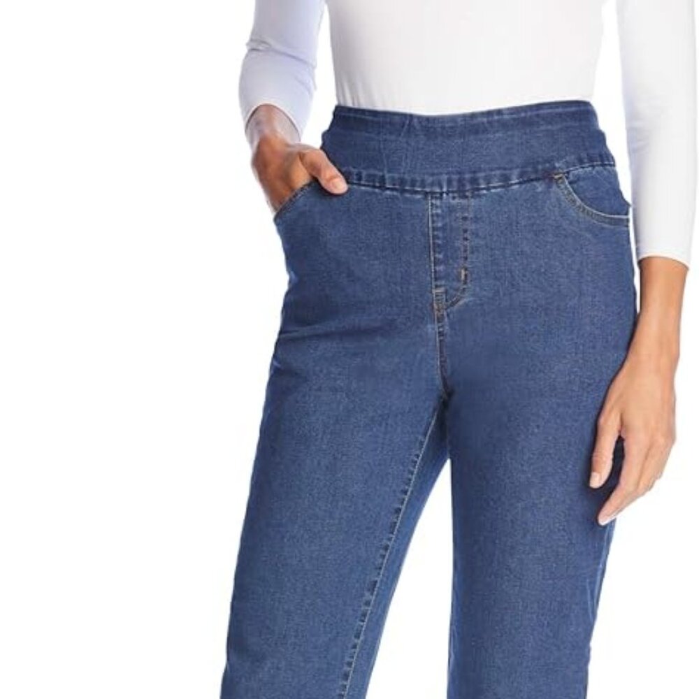 Summer cropped jeans for curvy gals - super comfy